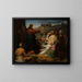 Jesus heilte die Blinden und Lahmen - François-Louis Dejuinne — gerahmtes Bild an der Wand