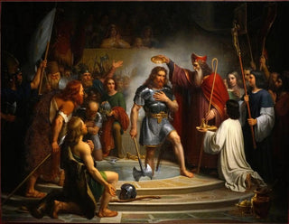 Der Taufe des Chlodwig - François-Louis Dejuinne — Ansicht des Kunstwerks