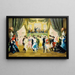 Le bal masqué - François-Louis Picard — gerahmtes Bild an der Wand
