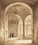 Ein Klosterhof - François-Marius Granet — Ansicht des Kunstwerks