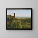 Vue de Tivoli avec l'église de San Silvestro - François-Marius Granet — gerahmtes Bild an der Wand