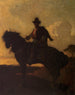 Berger und Pferd in der Landschaft von Rom - François Nicolas Chifflart — Ansicht des Kunstwerks