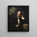 Portrait von Victor Hugo - François-Nicolas Chifflart — gerahmtes Bild an der Wand