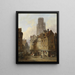 Stadtmotiv von Roubaix - François Antoine Bossuet — gerahmtes Bild an der Wand