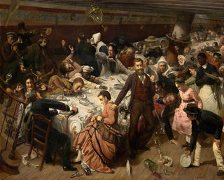 plötzlicher Sturm auf See - François Biard — Ansicht des Kunstwerks