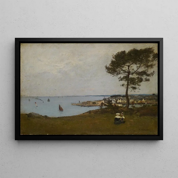 Franois Bocion - Small Port in Brittany.webp