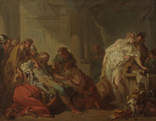 Die Tod von Méléagre - François Boucher — Ansicht des Kunstwerks