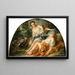 Nymphen Jägerinnen - François Boucher — gerahmtes Bild an der Wand