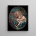 Jupiter unter den Zügen von Diana und Callisto - François Boucher — gerahmtes Bild an der Wand