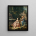 Die Musikstunde - François Boucher — gerahmtes Bild an der Wand