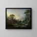 Landschaft mit Wassermühle - François Boucher — gerahmtes Bild an der Wand