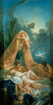 Mars und Venus überrascht von Vulkan - François Boucher — Ansicht des Kunstwerks