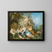 Merkur, der das Kind Bacchus den Nymphen anvertraut - François Boucher — gerahmtes Bild an der Wand