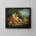Toilette pastorale - François Boucher — gerahmtes Bild an der Wand