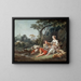 Denken Sie an die Trauben - François Boucher — gerahmtes Bild an der Wand