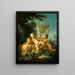 Putti en pêcheur - François Boucher — gerahmtes Bild an der Wand