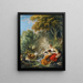Lire la lettre - François Boucher — gerahmtes Bild an der Wand