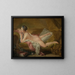 Mädchen in Ruhe - François Boucher — gerahmtes Bild an der Wand