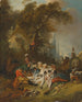 Der Ruhezustand bei der Jagd - François Boucher — Ansicht des Kunstwerks
