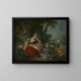 Zwei Bäuerinnen - François Boucher — gerahmtes Bild an der Wand