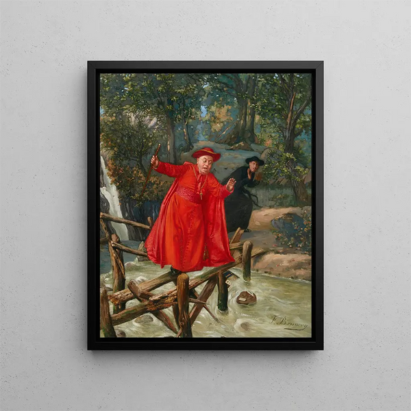 Ein empfindliches Gleichgewicht - François Brunery — gerahmtes Bild an der Wand