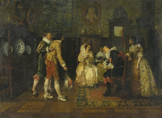Der potenzielle Verehrer - François Brunery — Ansicht des Kunstwerks
