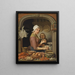 Fischhändler - François Célestin — gerahmtes Bild an der Wand