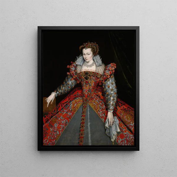 Louise de Lorraine - François Clouet — gerahmtes Bild an der Wand