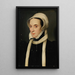 Portrait de Christine de Danemark duchesse de Milan - François Clouet — gerahmtes Bild an der Wand