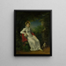 Caroline Ferdinand Louise de Sicile 1798-1870 Ehefrau von Charles Ferdinand Duc de Berry im Park von Bagatelle im Bois de Boulogne bei Paris - François Gérard — gerahmtes Bild an der Wand