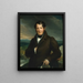 Monsieur Tortoni - François Gérard — gerahmtes Bild an der Wand