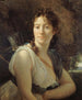 Portrait von Mademoiselle Duchesnois 1777-1835 Mitglied der Comédie Française in der Rolle der Dido - François Gérard — Ansicht des Kunstwerks