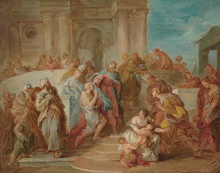 Der Christus, der den Blinden heilt - François Lemoyne — Ansicht des Kunstwerks