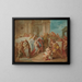 Der Christus, der den Blinden heilt - François Lemoyne — gerahmtes Bild an der Wand