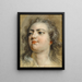 Kopf des Königs Ludwig XV - François Lemoyne — gerahmtes Bild an der Wand