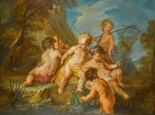 Les Amours des pêcheurs - François Lemoyne — Ansicht des Kunstwerks
