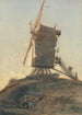 Moulin sur une colline dans un paysage - François Louis Thomas Francia — Ansicht des Kunstwerks