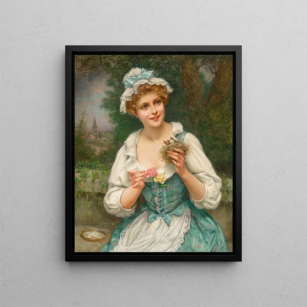 L Uhrzeit der Mahlzeit - François Martin-Kavel — gerahmtes Bild an der Wand