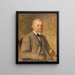 Portrait des Architekten Charles Louis Girault 1851-1932 - François Schommer — gerahmtes Bild an der Wand