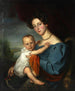 Mutter mit Kind - François Van Dorne — Ansicht des Kunstwerks
