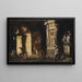 L'Incendie de Troie avec la Fuite d'Énée et Anchise - François de Nom — gerahmtes Bild an der Wand