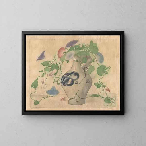 Wind in einer Tontopf - Frans Everbag — gerahmtes Bild an der Wand
