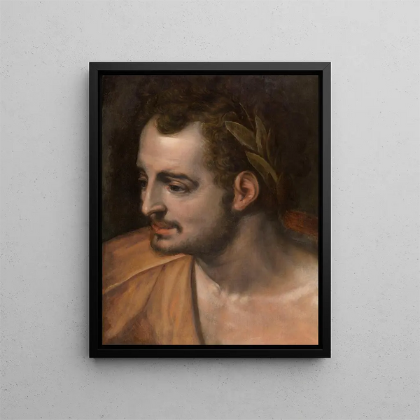 Ein römischer Kaiser - Frans Floris — gerahmtes Bild an der Wand