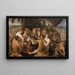 Das Festmahl der Meeresgötter - Frans Floris — gerahmtes Bild an der Wand