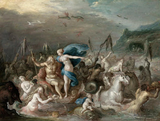 Der Triumph von Neptun und Amphitrite - Frans Francken der Ältere — Ansicht des Kunstwerks