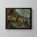 Aaron empfängt Gold von den Israeliten - Frans Francken der Jüngere — gerahmtes Bild an der Wand