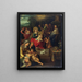 Allegorie des Jesuskindes als Lamm Gottes - Frans Francken der Jüngere — gerahmtes Bild an der Wand