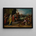 La Continence de Scipion - Frans Francken der Jüngere — gerahmtes Bild an der Wand