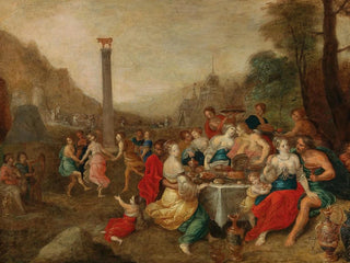 Die Tanz um das goldene Kalb - Frans Francken der Jüngere — Ansicht des Kunstwerks