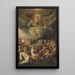 Der Tag des Gerichts - Frans Francken der Jüngere — gerahmtes Bild an der Wand